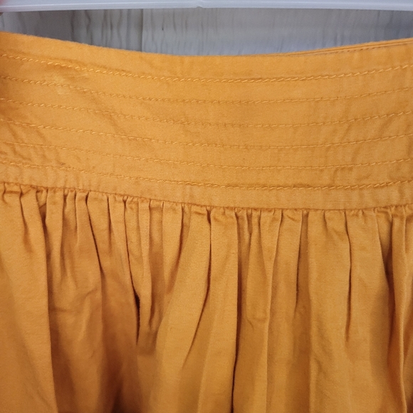 Anthropologie Odille Great Escape Skirt Goldenrod Size 0 - Picture 3 of 6